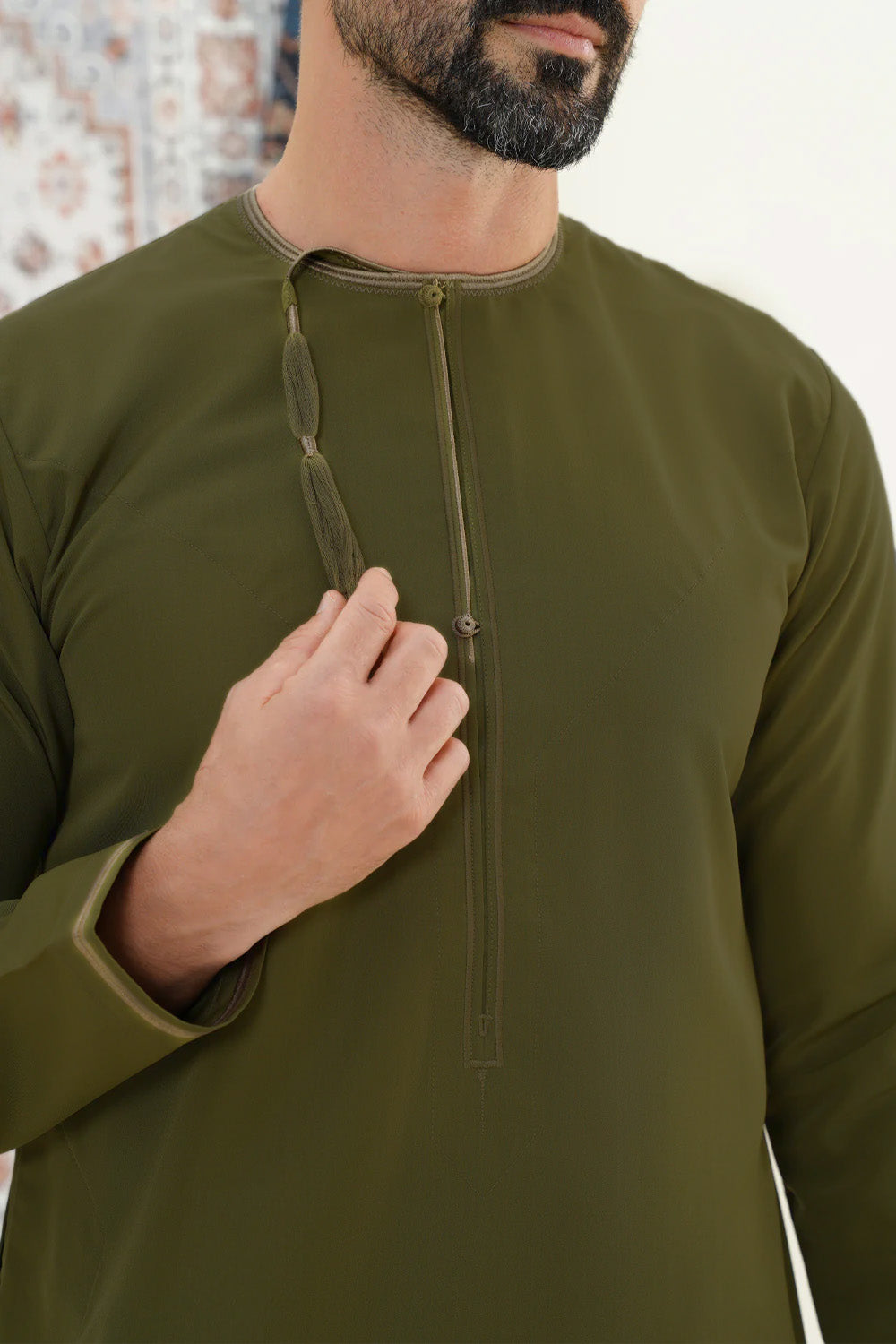Omani Forest Green Thobe