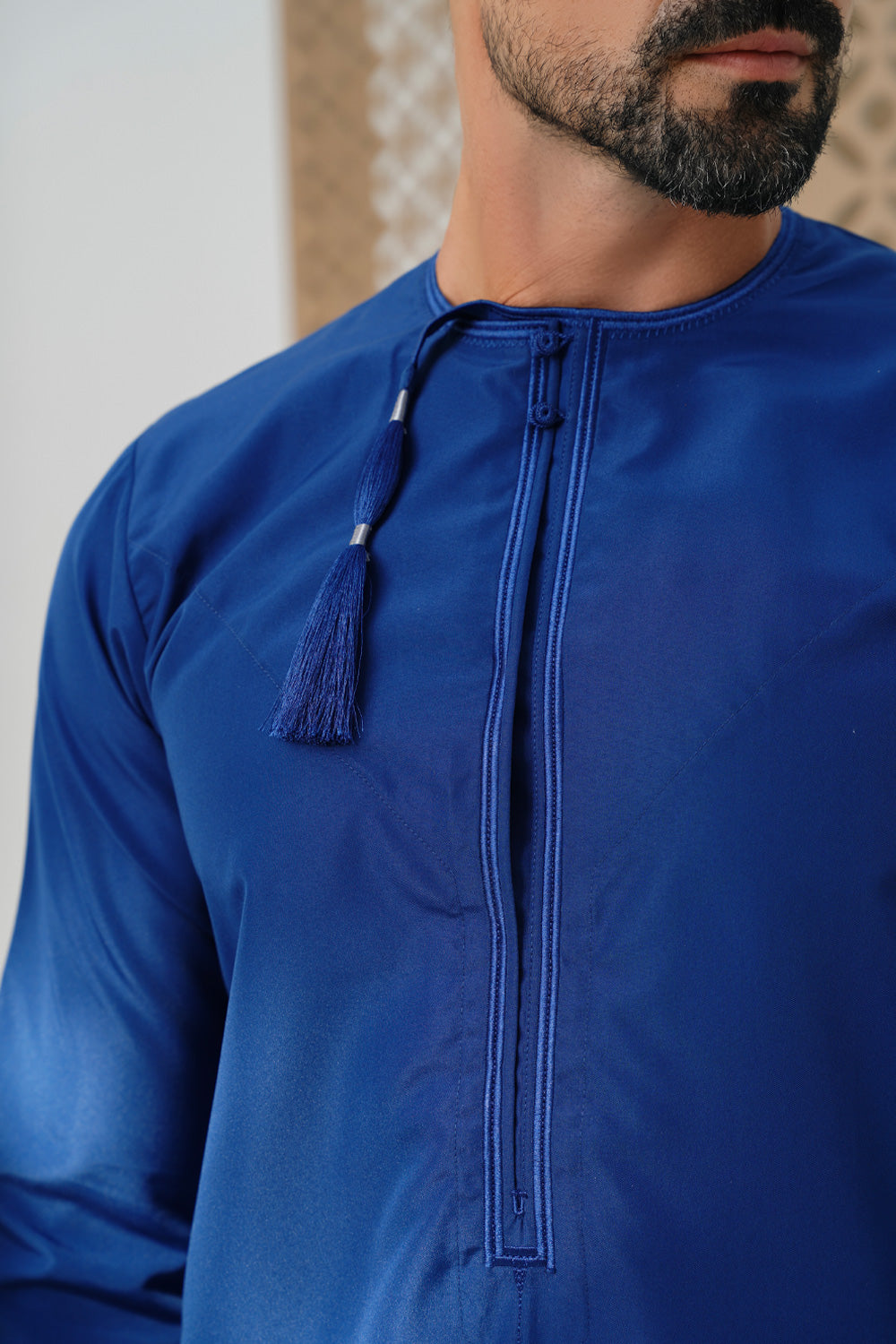 Omani Ocean Blue Thobe