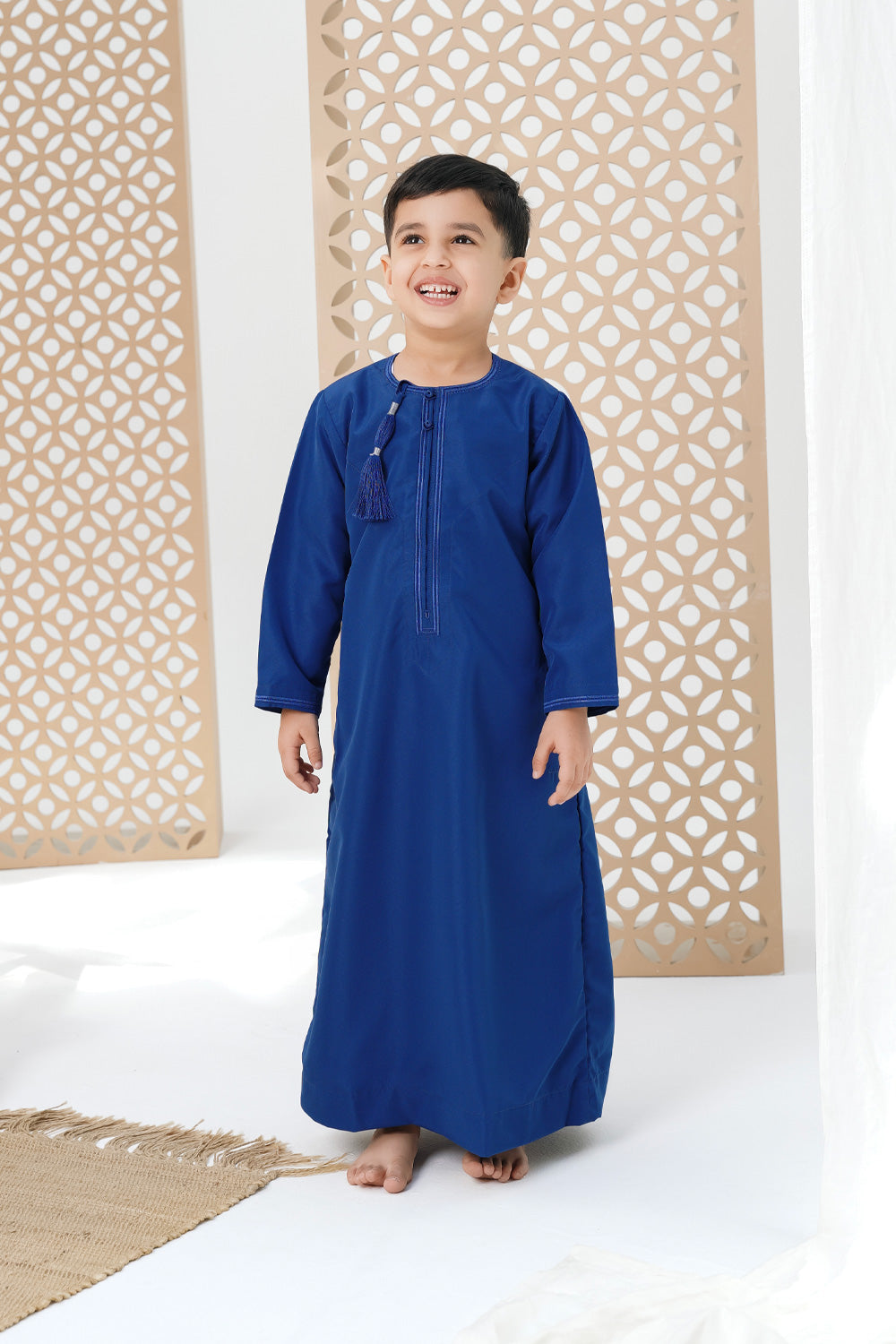 Omani Ocean Blue Boys Thobe