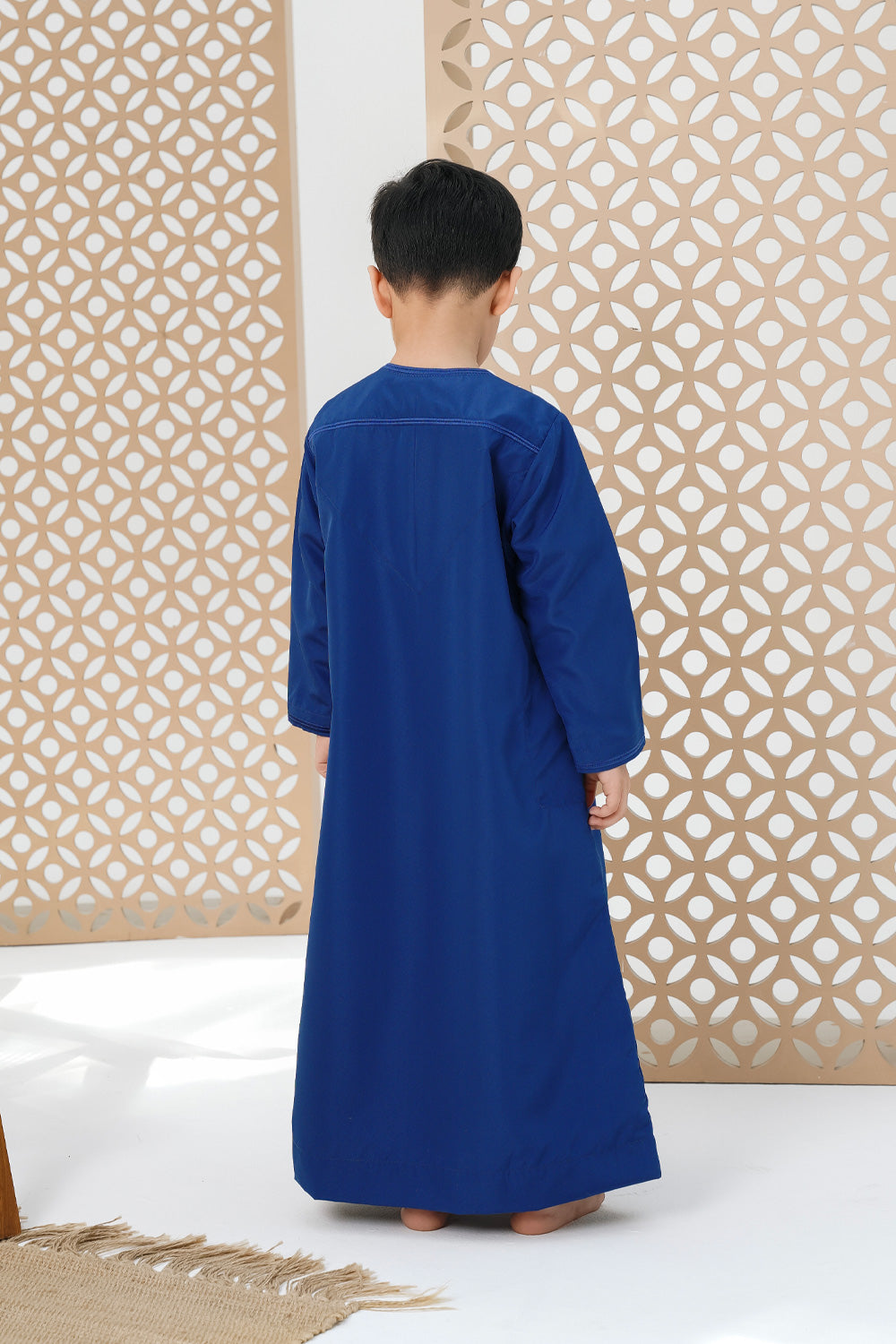 Omani Ocean Blue Boys Thobe