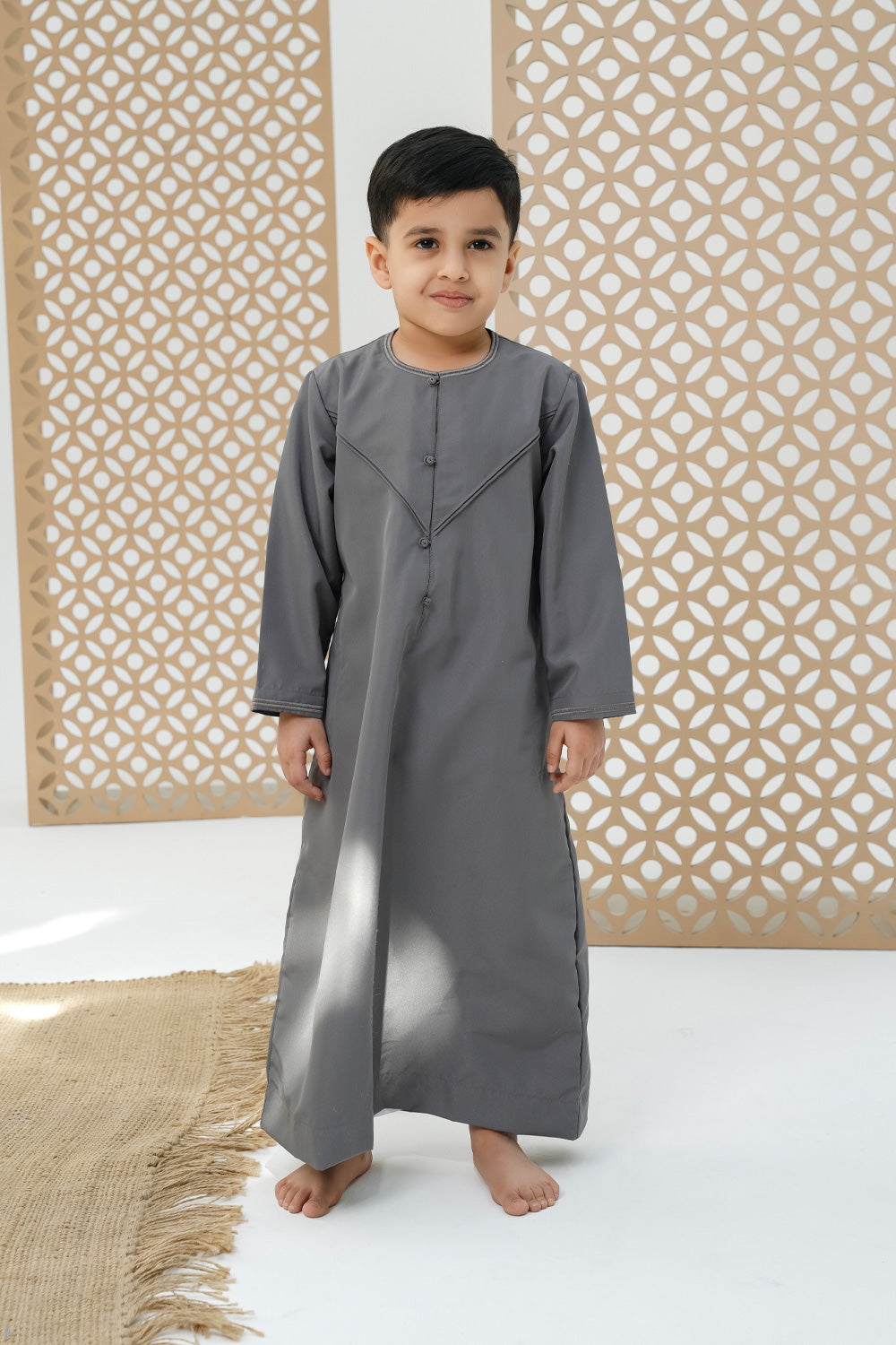 Emirati Charcoal Boys Thobe
