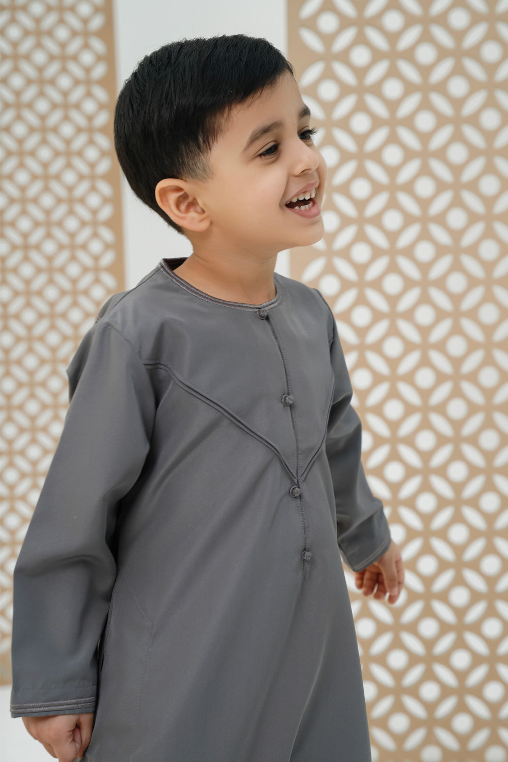 Emirati Charcoal Boys Thobe