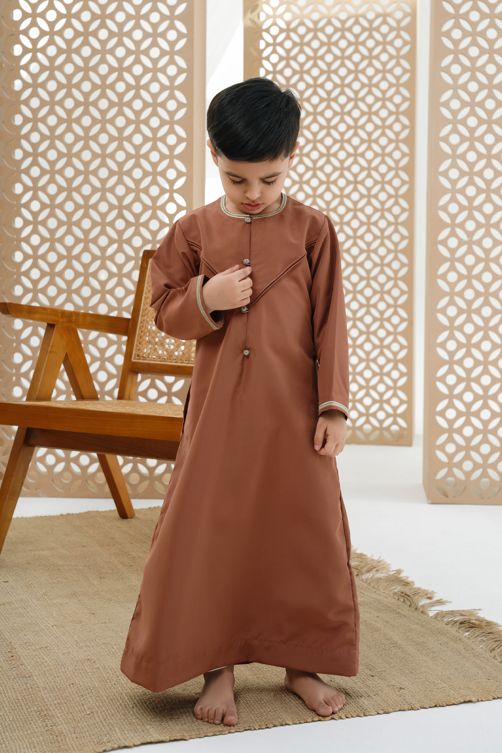 Emirati Terracotta Boys Thobe