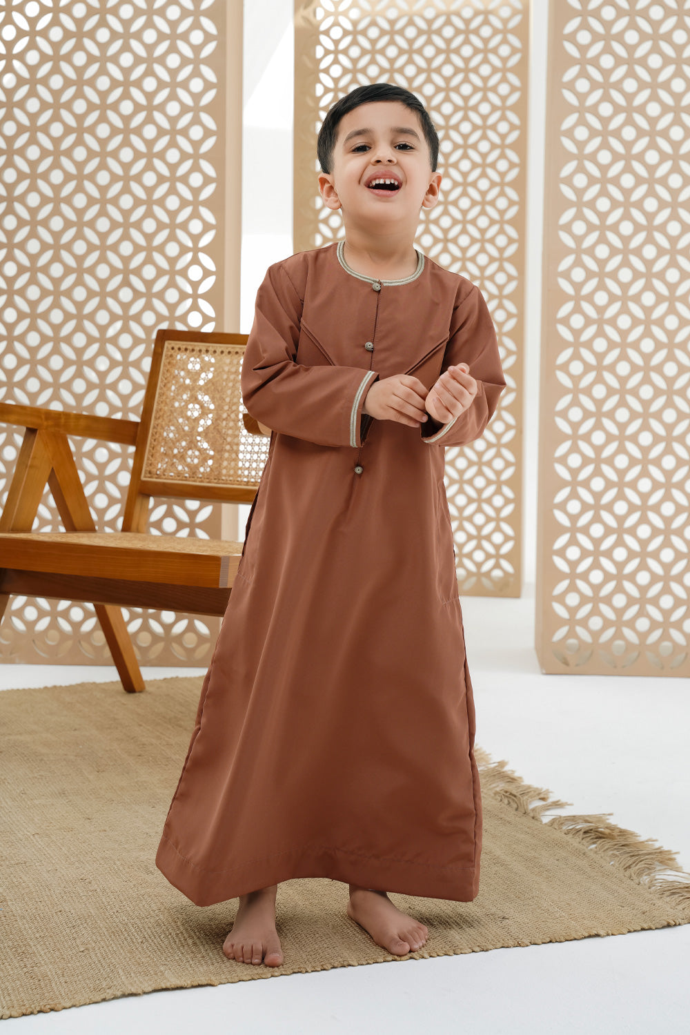 Emirati Terracotta Boys Thobe