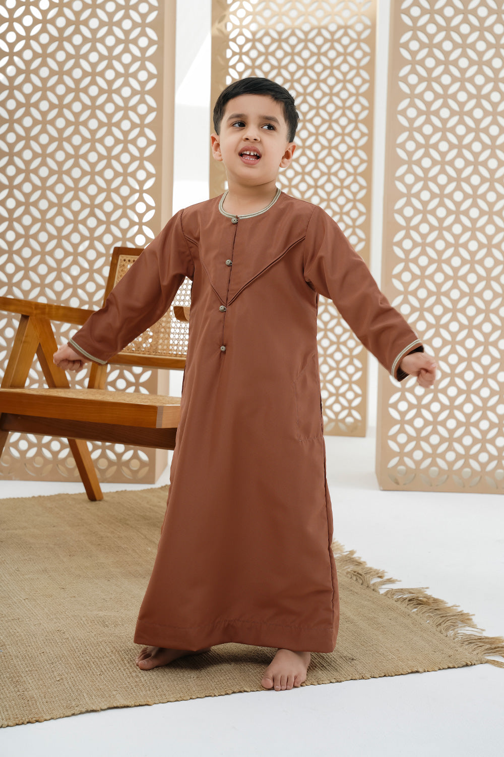 Emirati Terracotta Boys Thobe