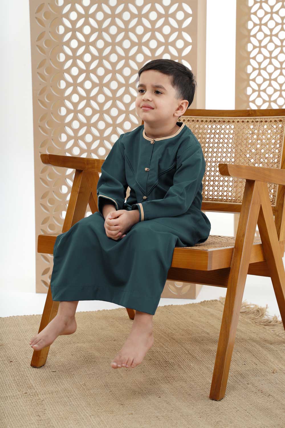 Emirati Green Boys Thobe