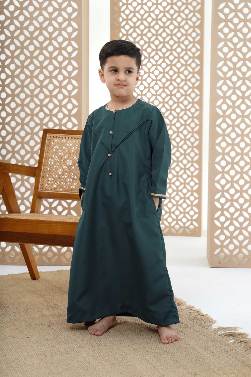 Emirati Green Boys Thobe