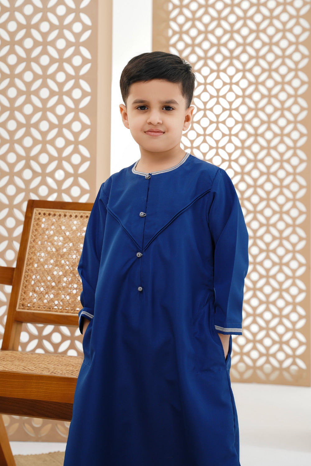 Emirati Ocean Blue Boys Thobe