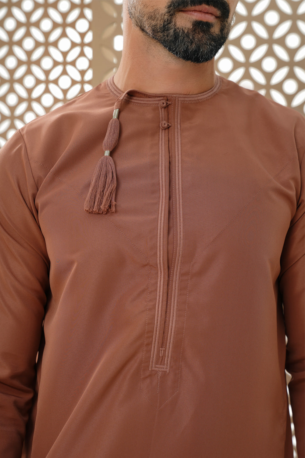 Omani Terracotta Thobe