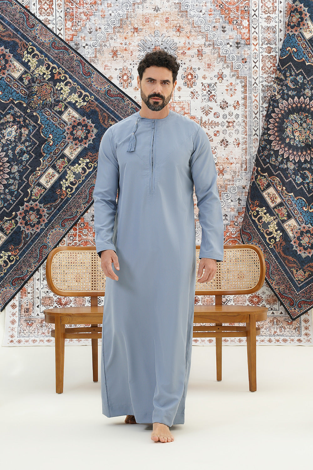 Omani Denim Blue Thobe