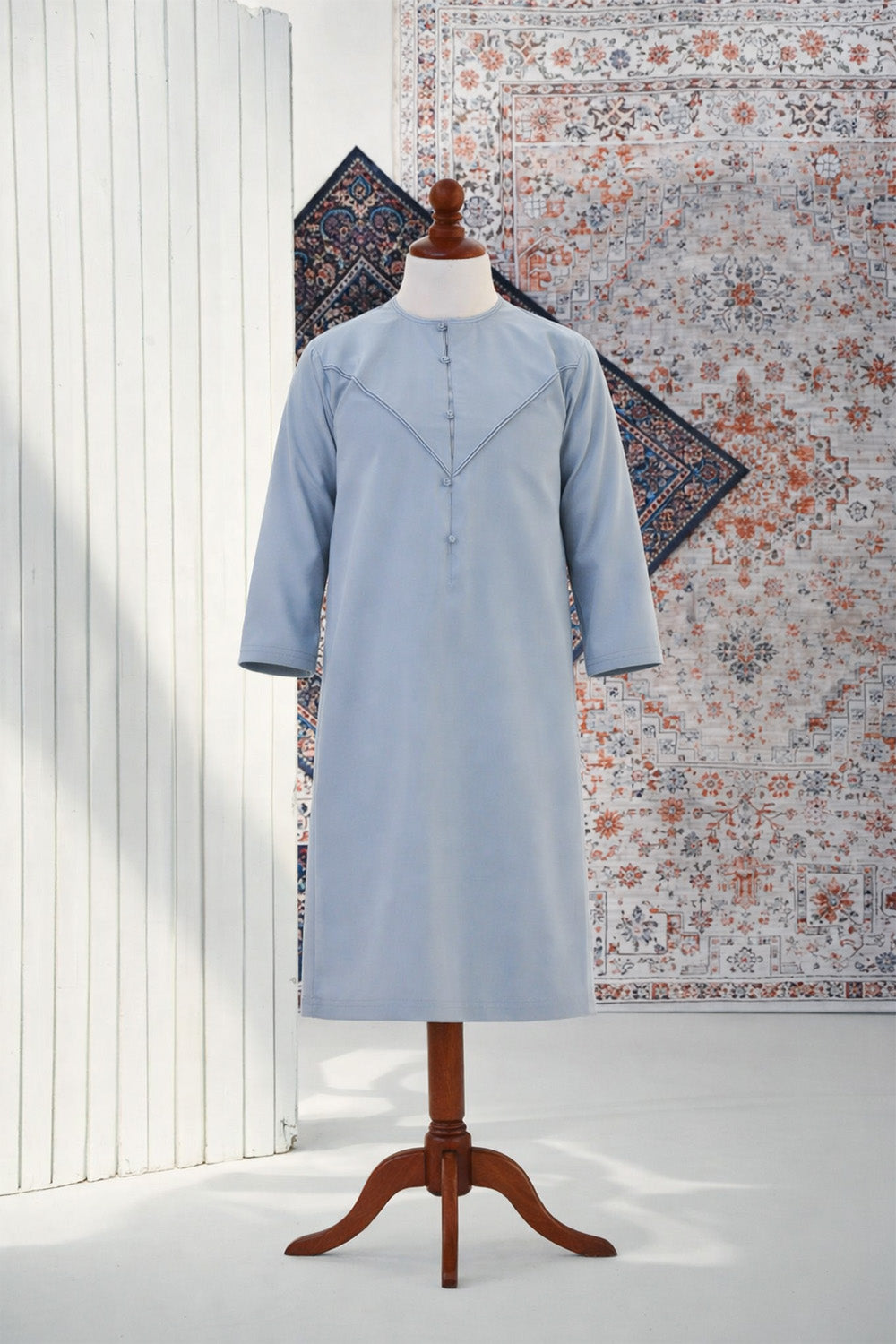 Emirati Denim Blue Boys Thobe