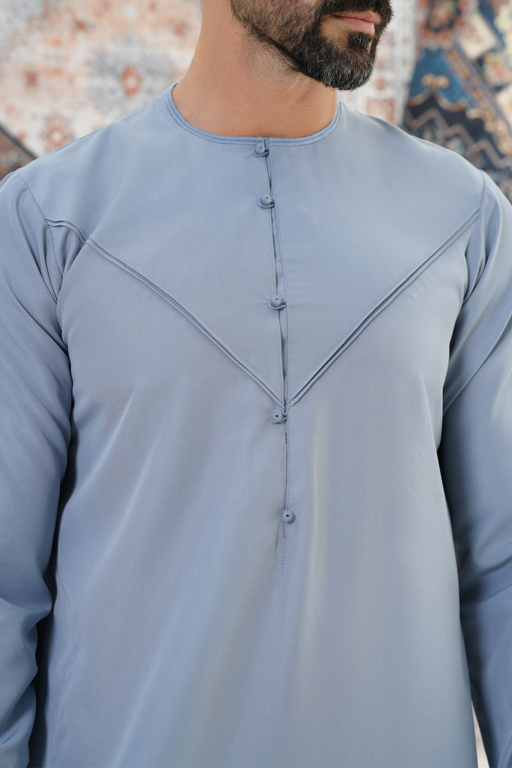 Emirati Denim Blue Thobe