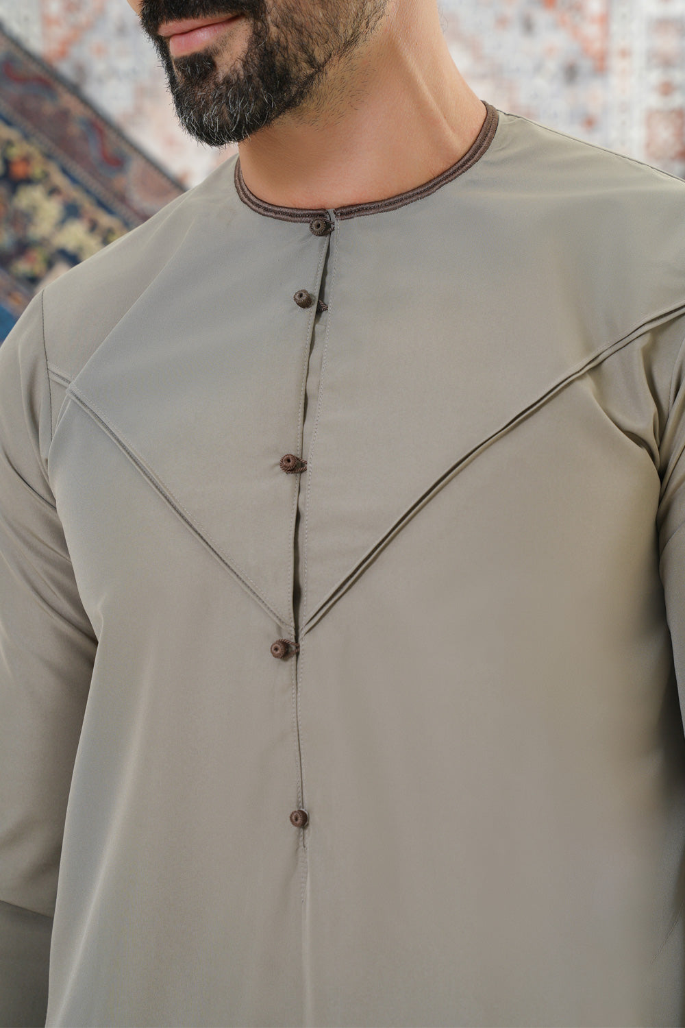 Emirati Walnut Boys Thobe