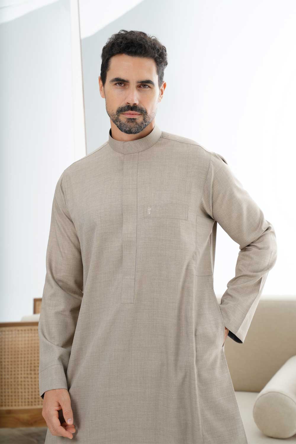 Beige Saudi Thobe