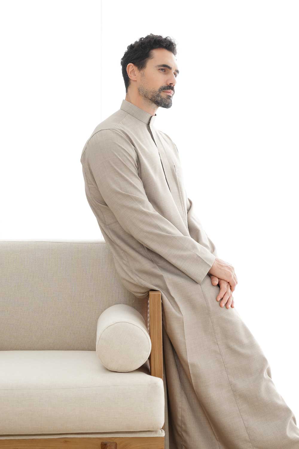 Beige Saudi Thobe