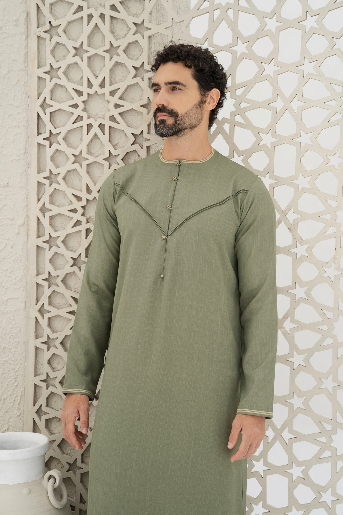 Emirati Green Thobe