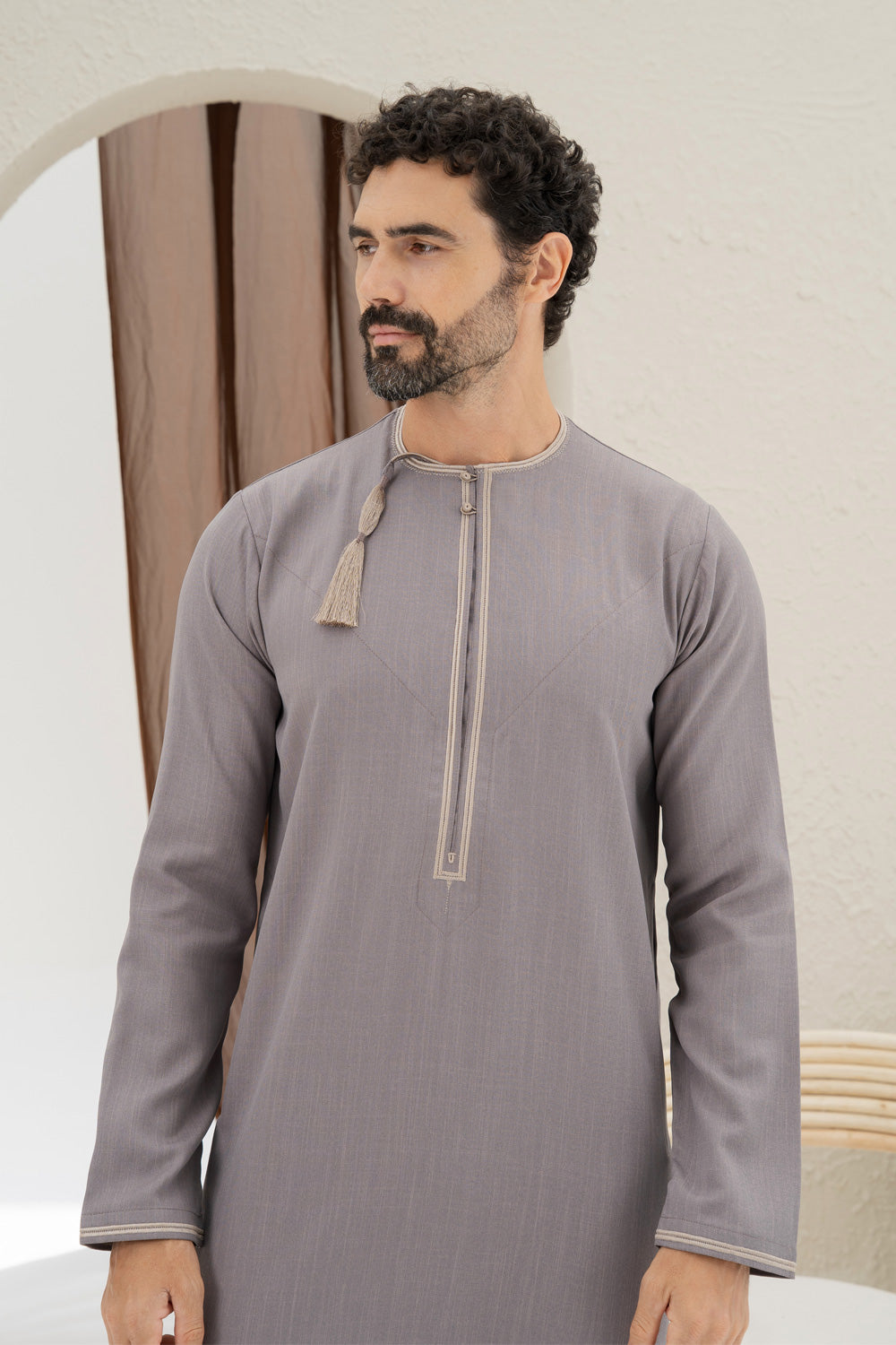 Omani Mauve Thobe