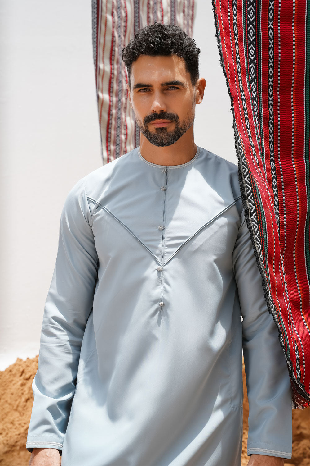 Emirati Duck Egg Blue Thobe