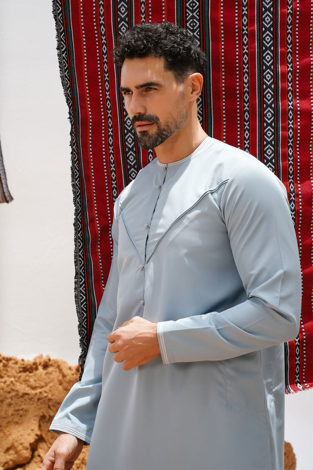 Emirati Duck Egg Blue Thobe