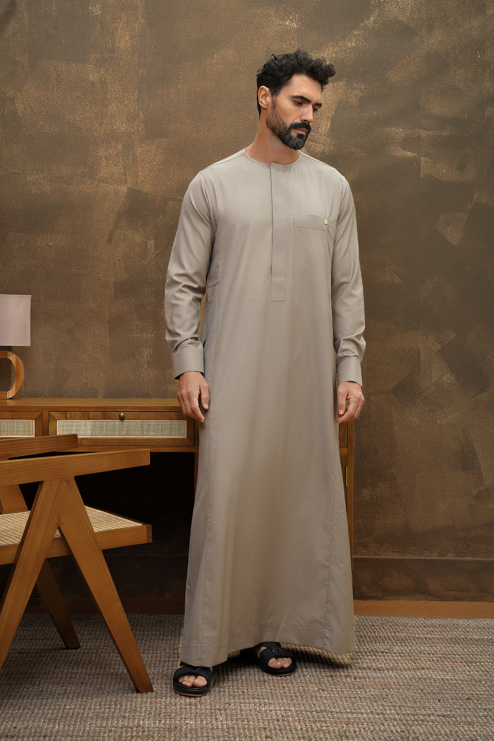 Taupe Premium Thobe