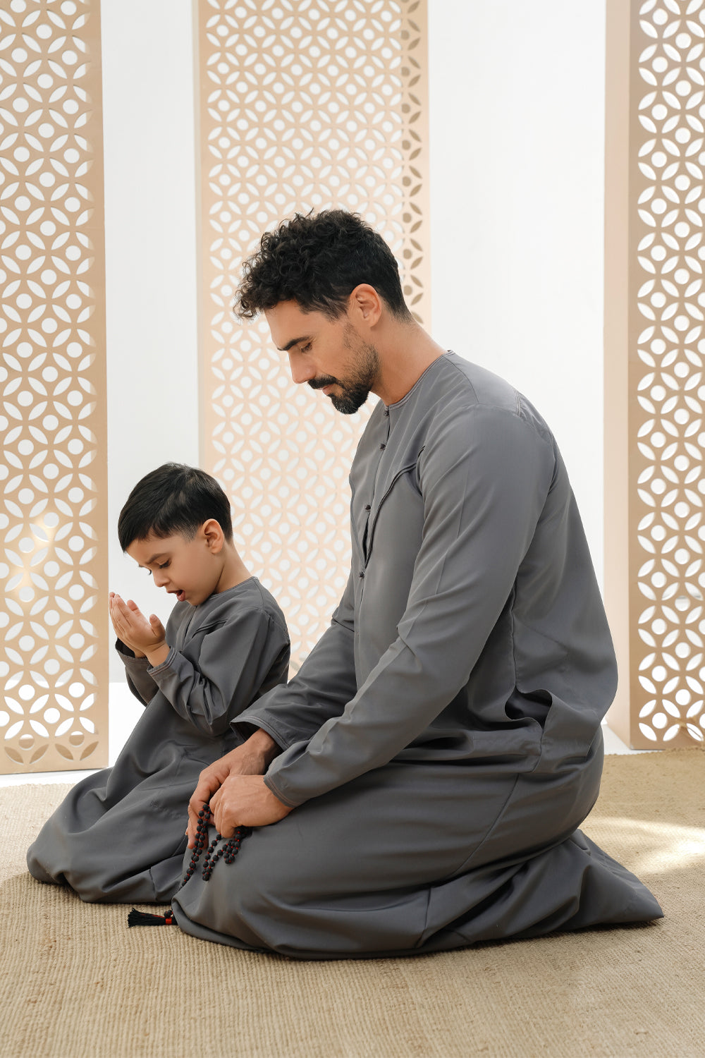 Emirati Charcoal Boys Thobe