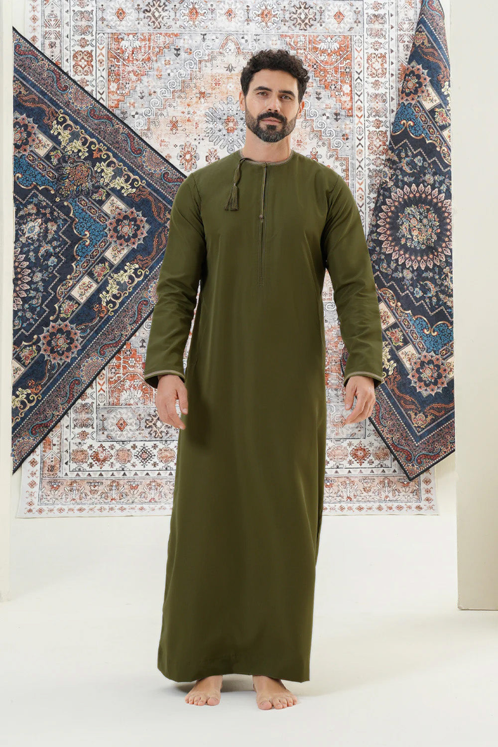 Omani Forest Green Thobe
