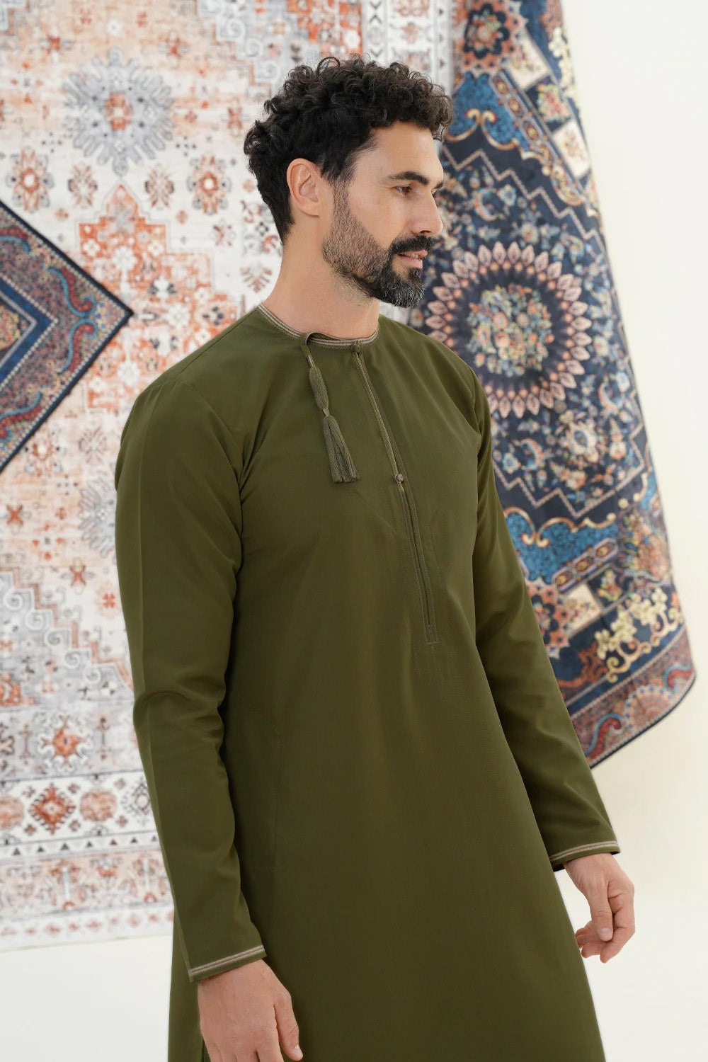 Omani Forest Green Thobe
