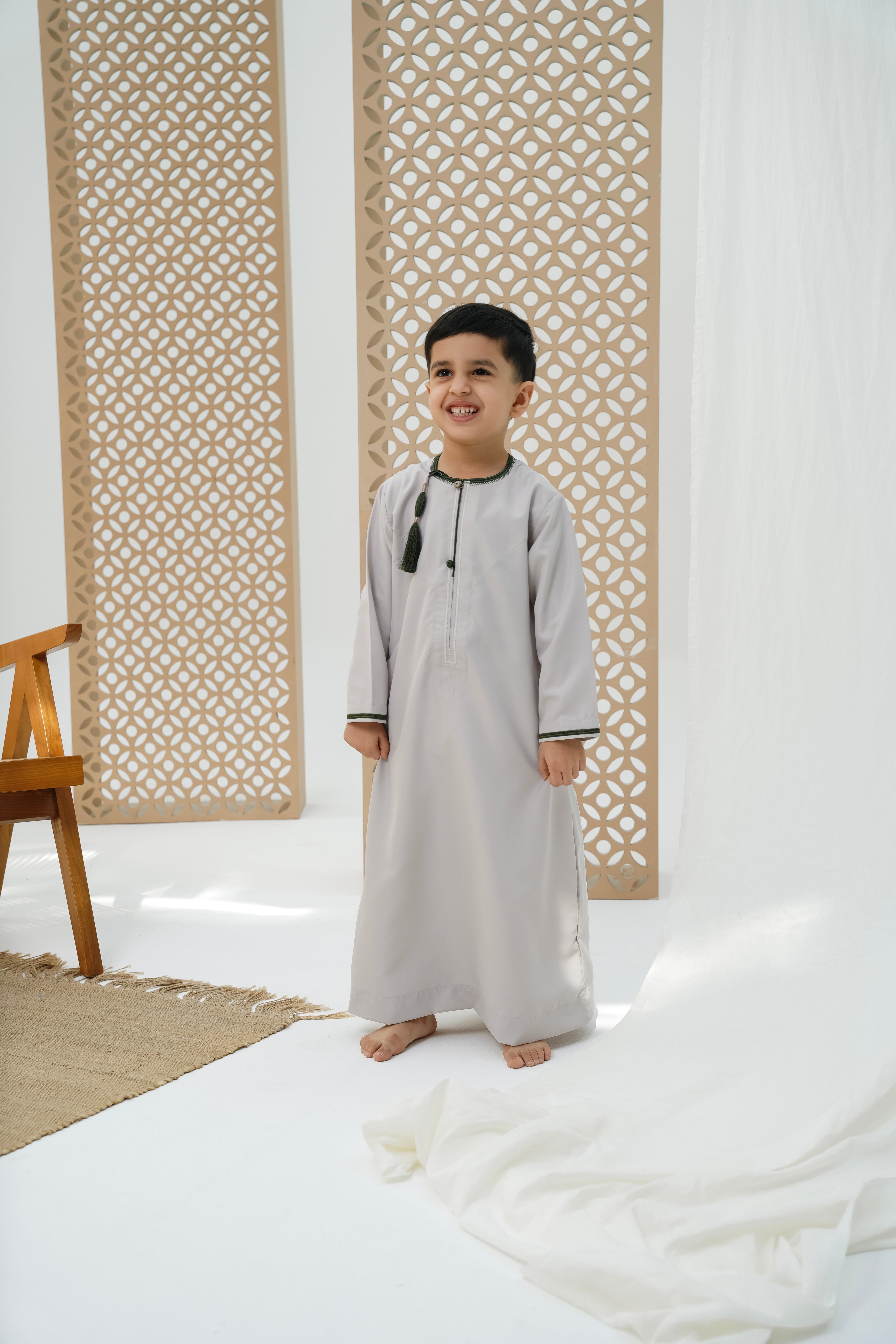 Omani Ivory Boys Thobe