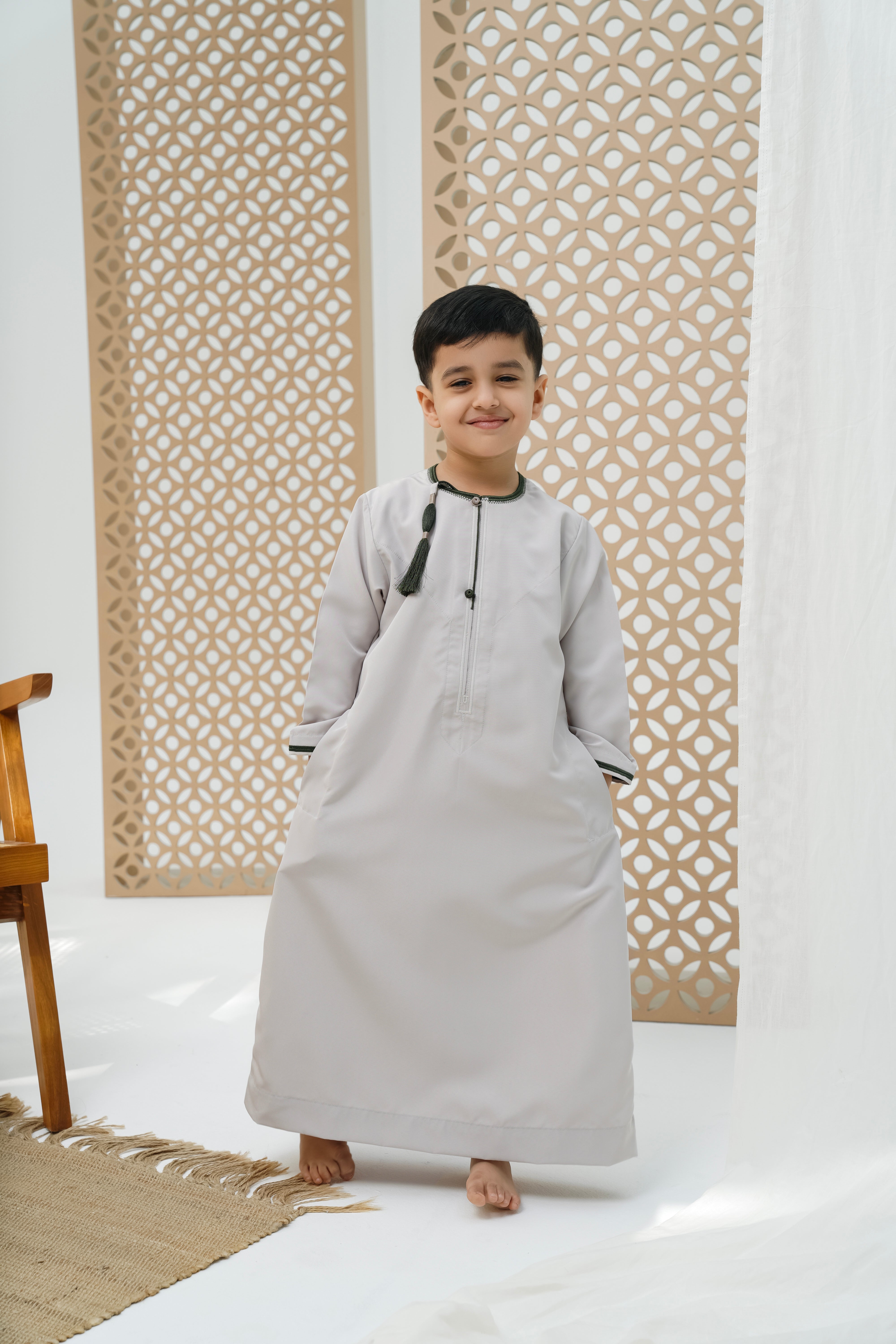 Omani Ivory Boys Thobe