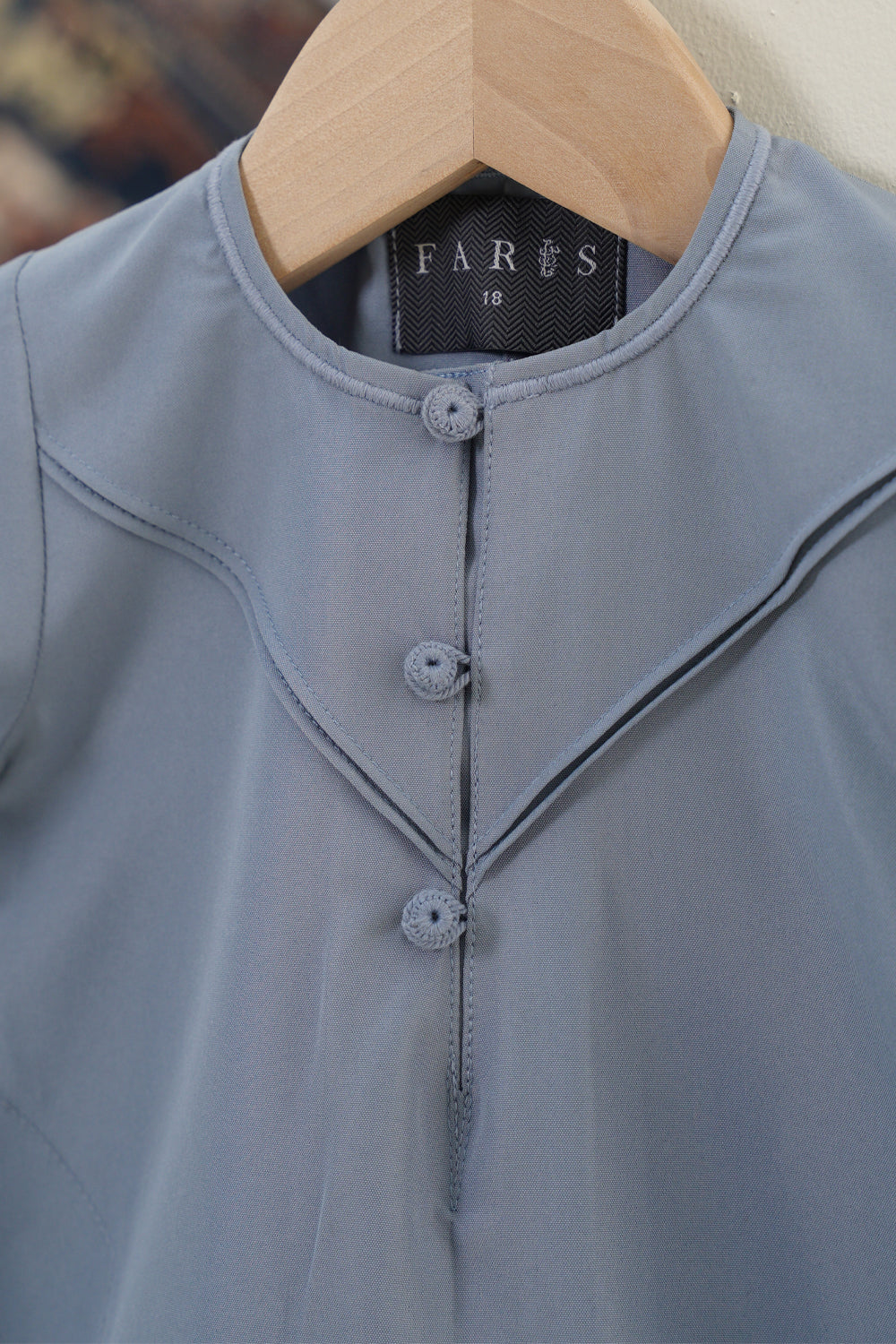 Emirati Denim Blue Baby Thobe