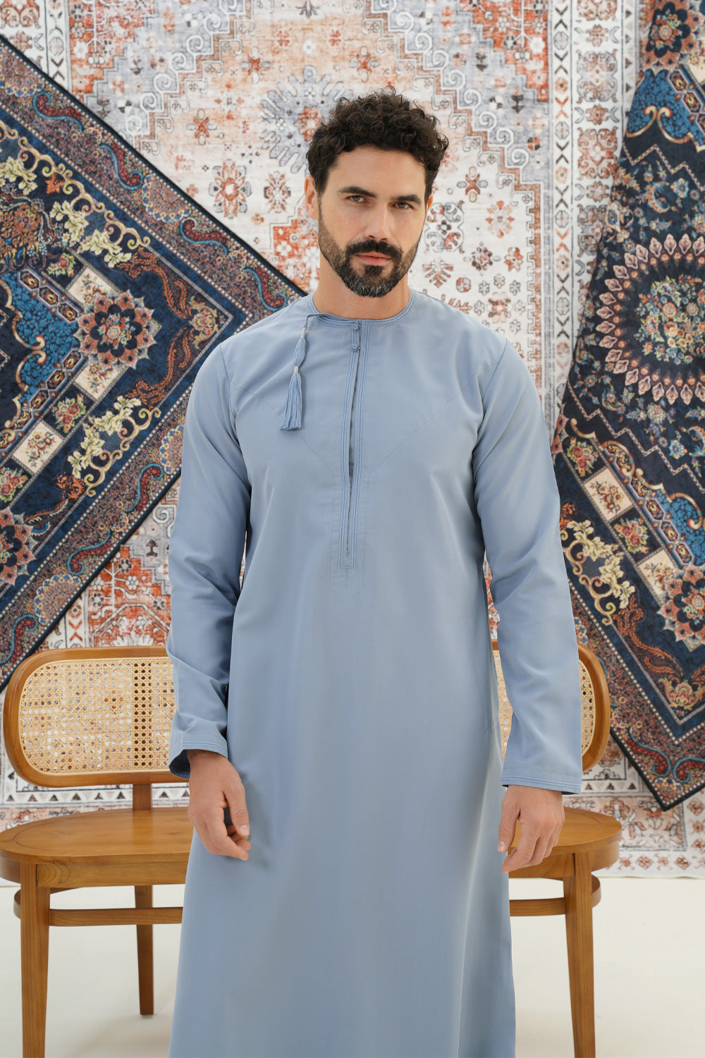 Omani Denim Blue Thobe