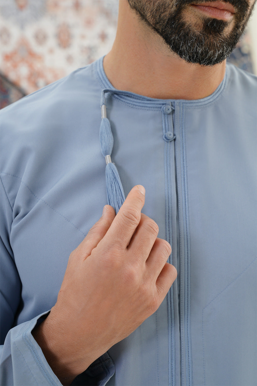 Omani Denim Blue Thobe