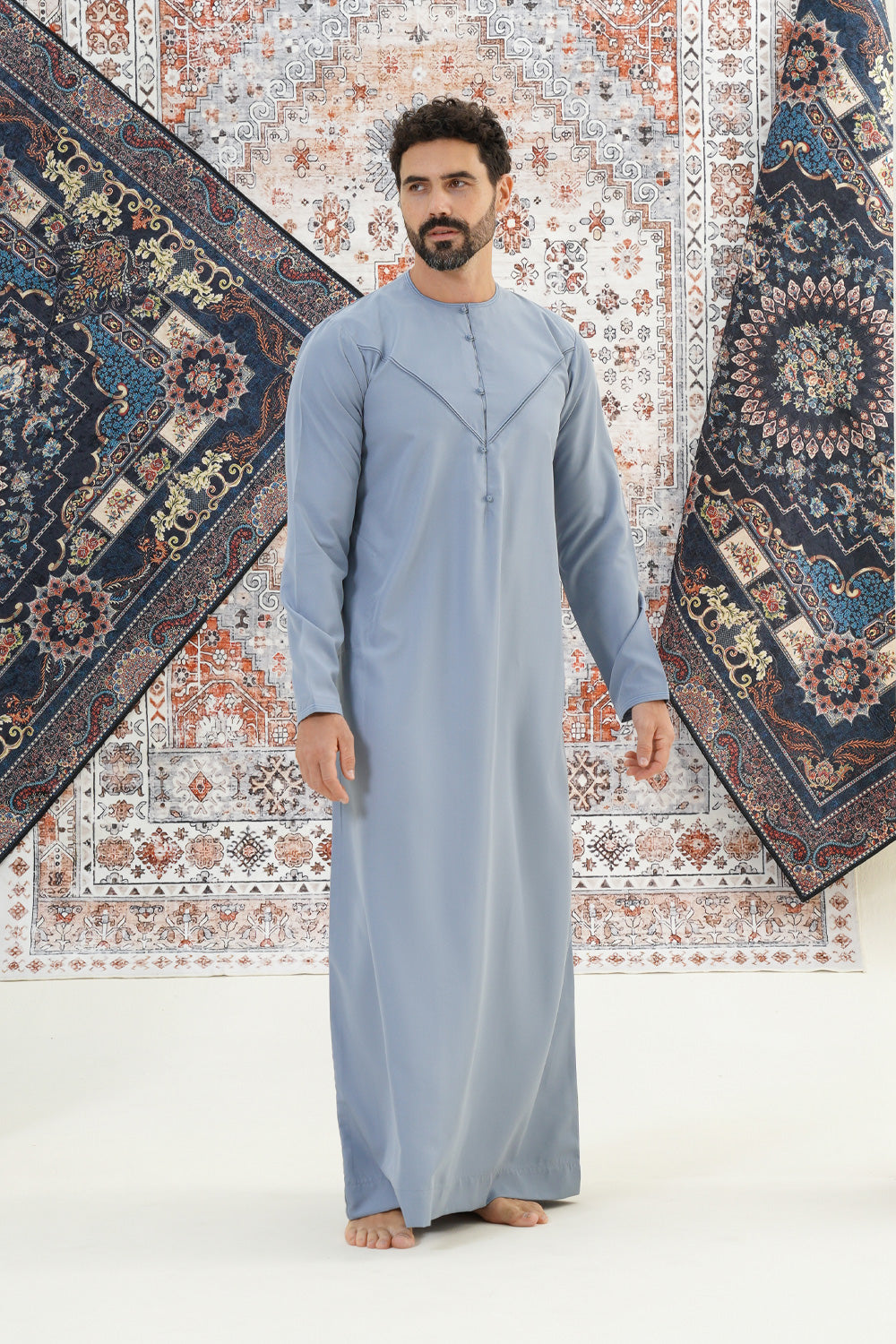 Emirati Denim Blue Thobe