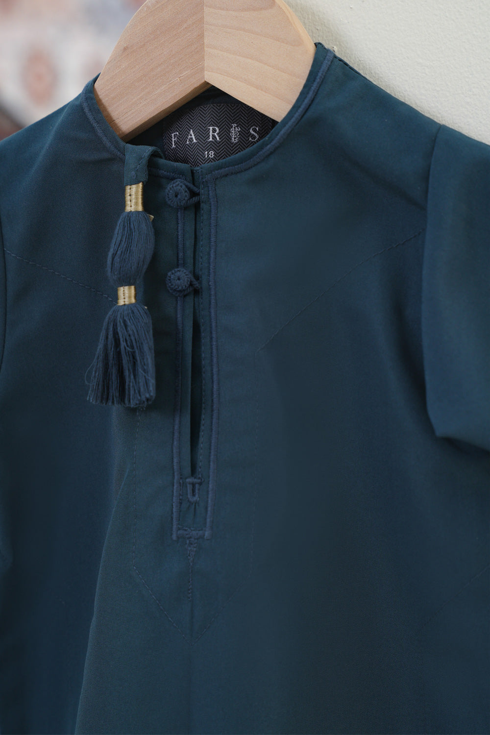 Omani Aegean Blue Baby Thobe