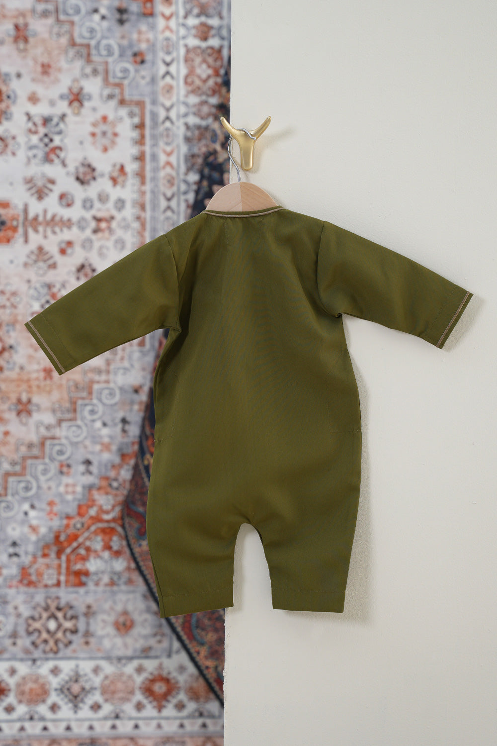 Omani Forest Green Baby Thobe