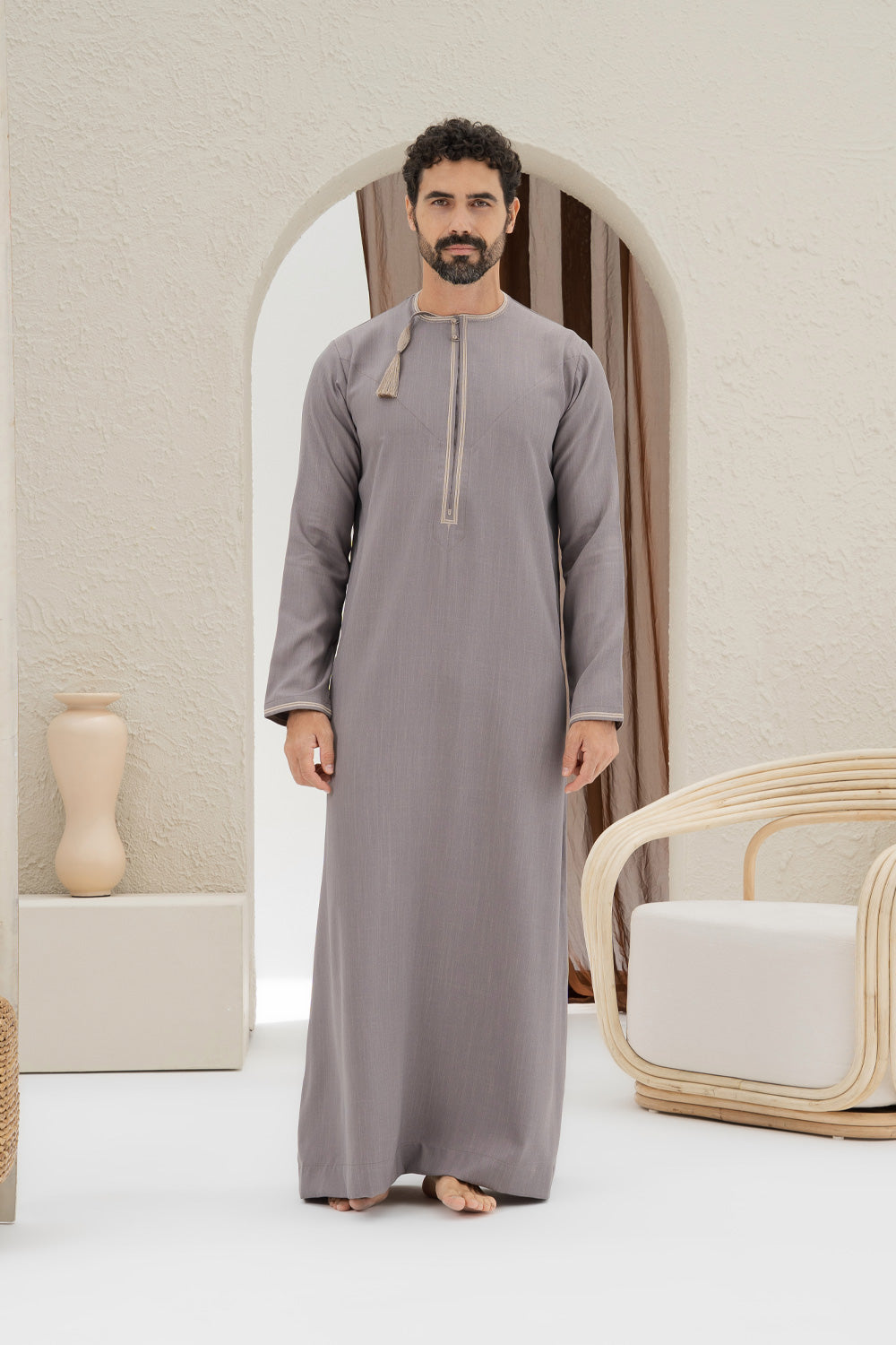 Omani Mauve Thobe