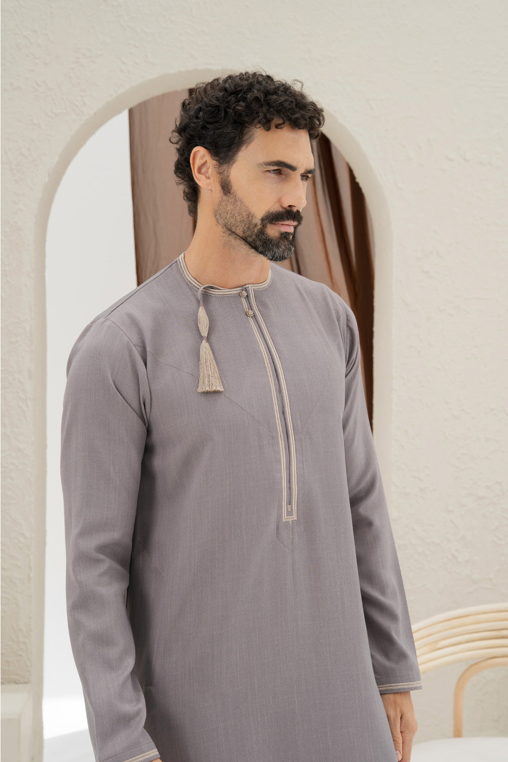 Omani Mauve Thobe
