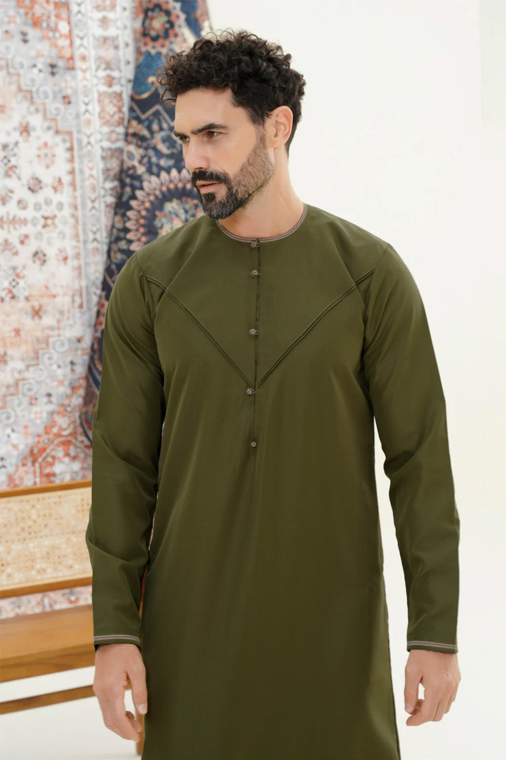 Emirati Forest Green Thobe