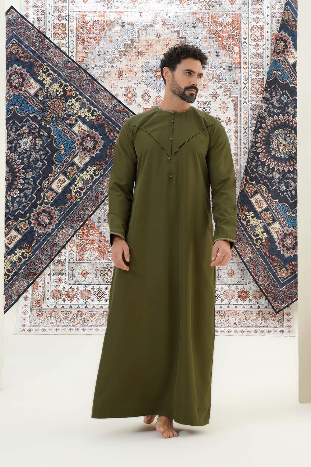 Emirati Forest Green Thobe